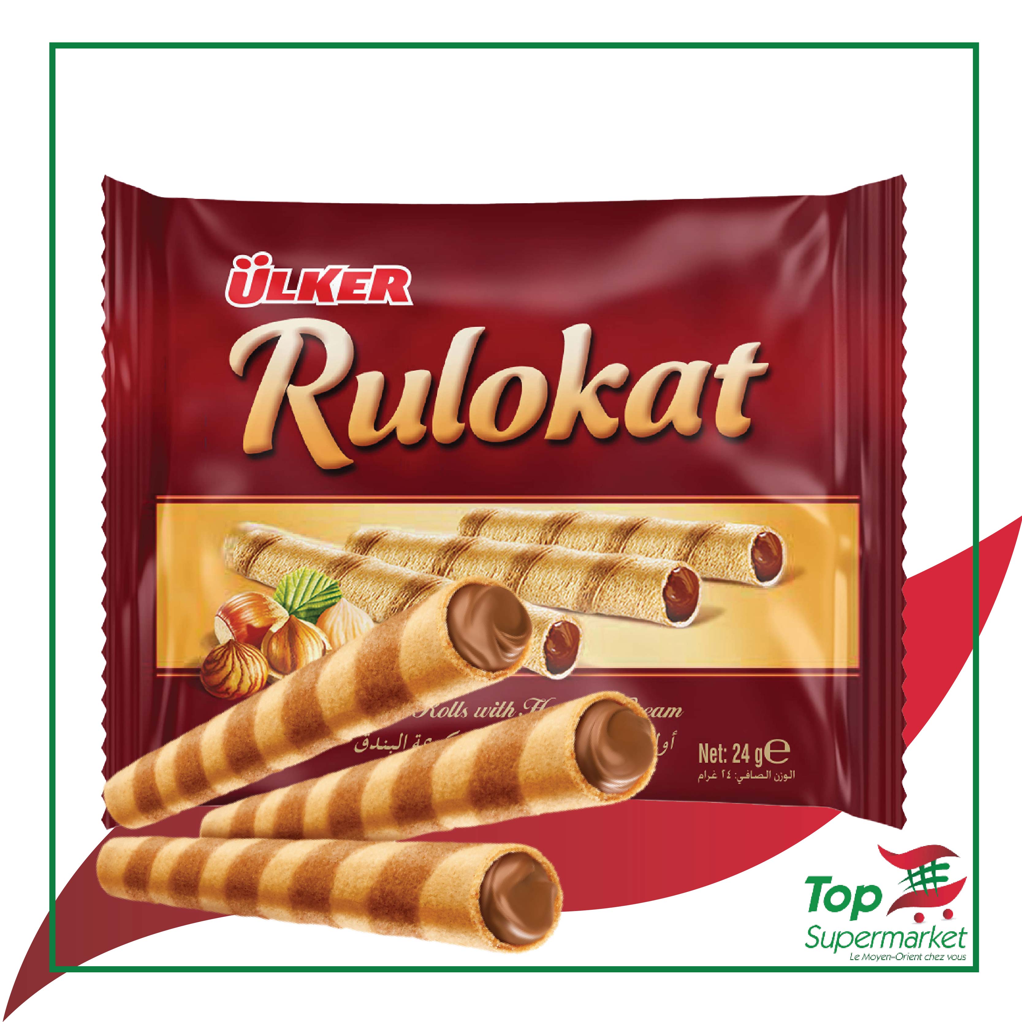 Ulker Rulokat au noisettes 170gr